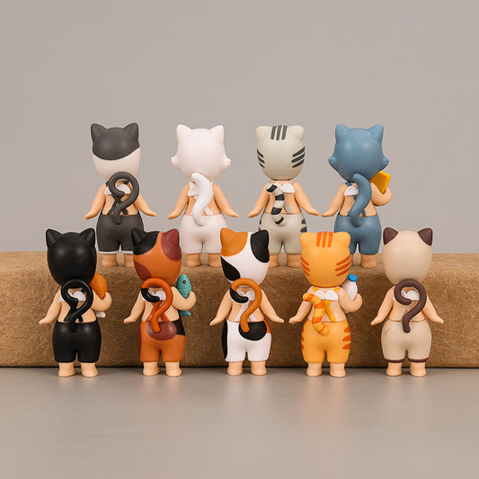 9 Cute Cat Dolls with Meow Angel Doll Handheld Anime Cartoon