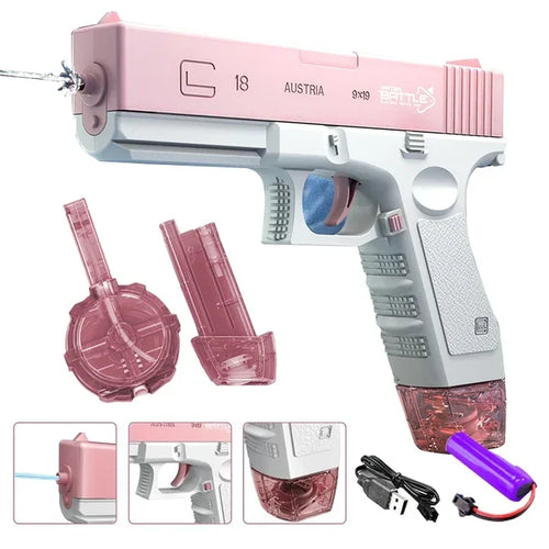 Electric Water Guns For Adults Powerful Squirt Automatic Water Suction