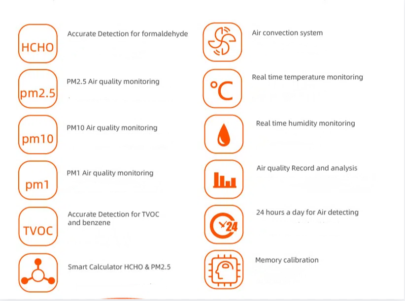 New formaldehyde detector for home use, professional new house formaldehyde testing, indoor air quality testing, formaldehyde instrument