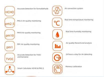 New formaldehyde detector for home use, professional new house formaldehyde testing, indoor air quality testing, formaldehyde instrument