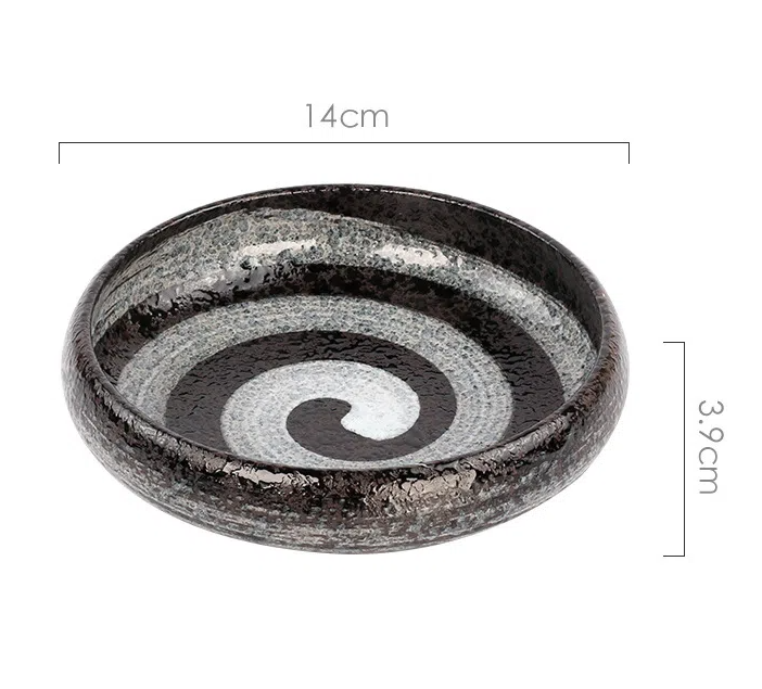 Creative retro ceramic plates plates dishes sushi plates tableware snack plates