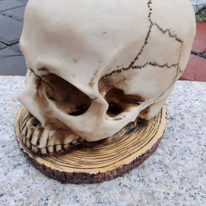 Decorative Halloween sculptures flower pots mummies creative crafts meditation skeletons