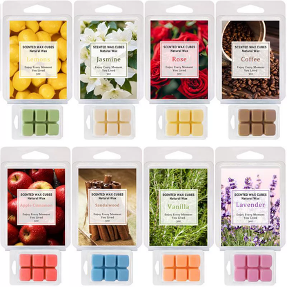 Colorful Eight - scent Scented Wax Cubes Set