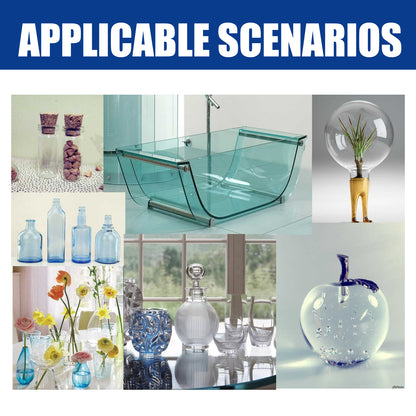 Glass Glue, Glass Ceramic Quick Bonding Repair Multi-Functional Acrylic Adhesive