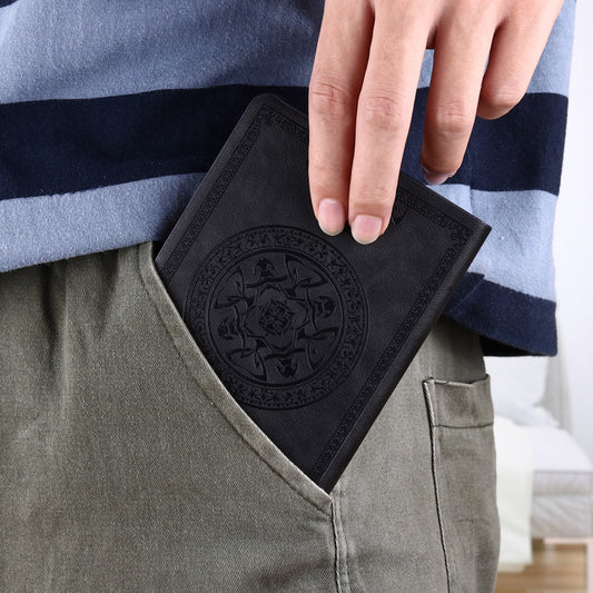 Mini notebook portable small notepad exquisite printing book students learn to write and office leather notebook A6 notebook