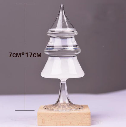 65x115mm Transparent Droplet Storm Glass Water Drop Weather Storm Forecast Predictor Monitor Bottle Barometer Home Decor