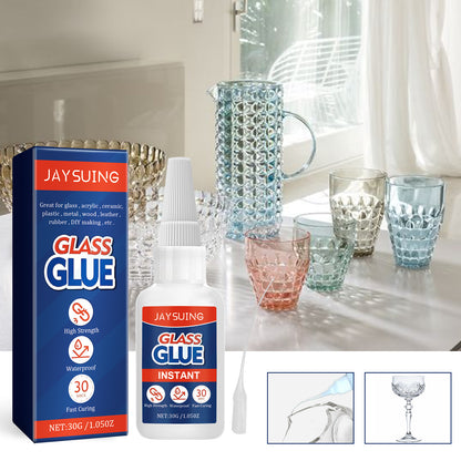 Glass Glue, Glass Ceramic Quick Bonding Repair Multi-Functional Acrylic Adhesive