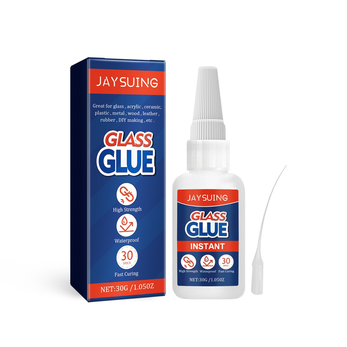 Glass Glue, Glass Ceramic Quick Bonding Repair Multi-Functional Acrylic Adhesive