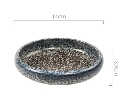 Creative retro ceramic plates plates dishes sushi plates tableware snack plates