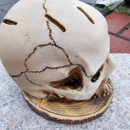 Decorative Halloween sculptures flower pots mummies creative crafts meditation skeletons