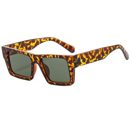 New Fashion Square Sunglasses Trendy Women's Large Frame Net Red Men's Sunglasses Sunshade Glasses