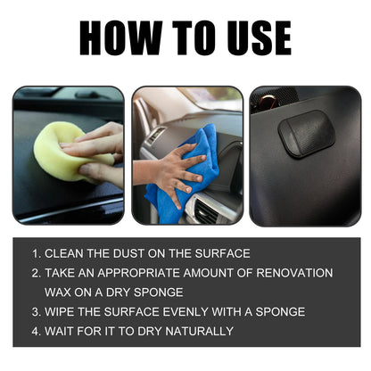 Automotive Plastic Refurbishment Coated Crystal Liquid, Instrument Panel Interior Clean Decontamination Anti-dust Refurbishment Bright Coating Liquid